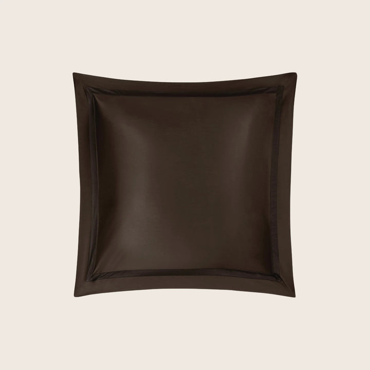 Nocturne Cotton Sateen Sham Sable / Euro