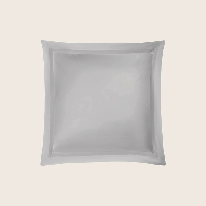 Nocturne Cotton Sateen Sham Silver / Euro