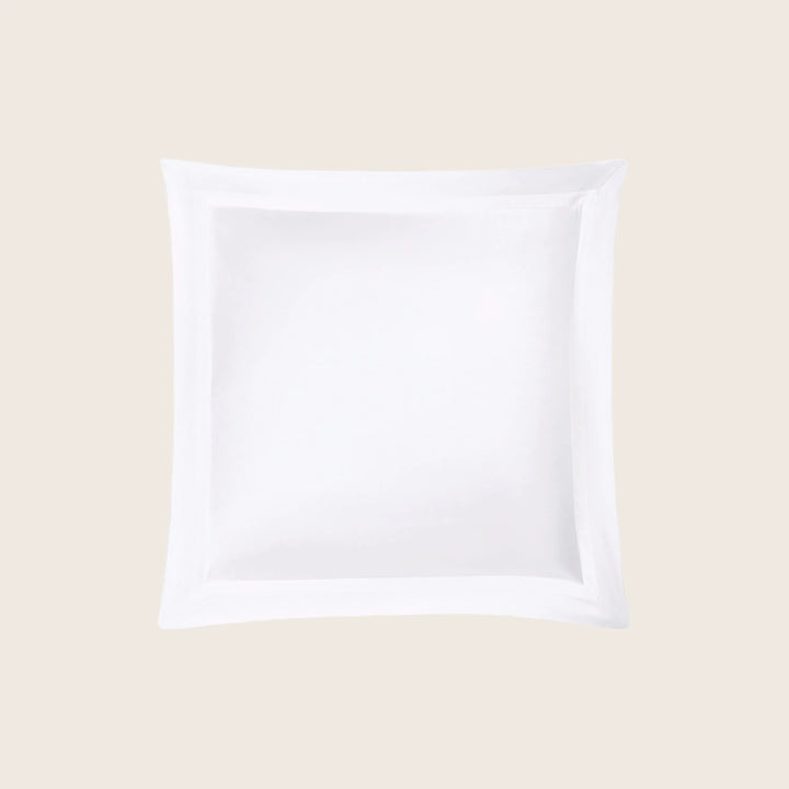 Nocturne Cotton Sateen Sham White / Euro