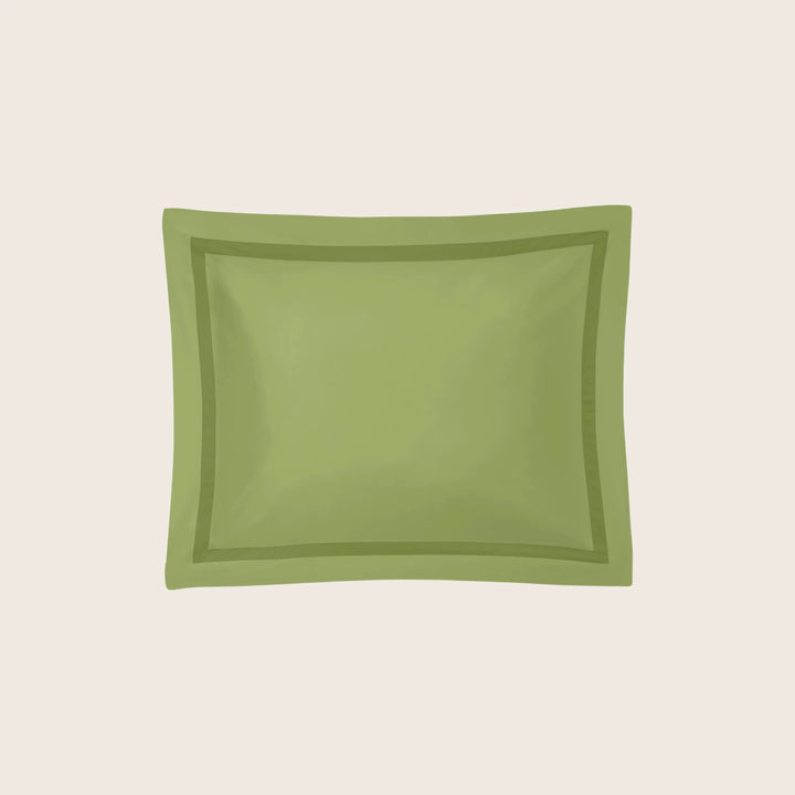 Nocturne Cotton Sateen Sham Grass / Standard