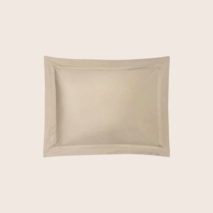 Nocturne Cotton Sateen Sham Khaki / Standard