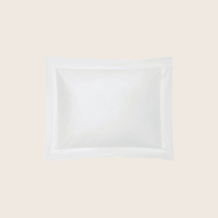 Nocturne Cotton Sateen Sham White / Standard