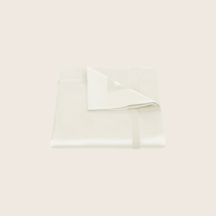 Nocturne Cotton Sateen Duvet Cover Bone / Full/Queen