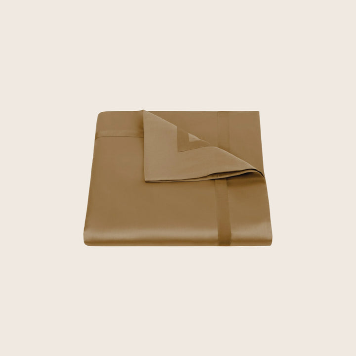 Nocturne Cotton Sateen Duvet Cover Bronze / Full/Queen
