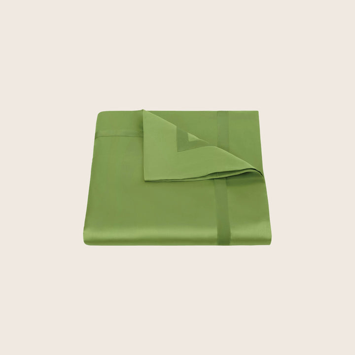 Nocturne Cotton Sateen Duvet Cover Grass / Full/Queen