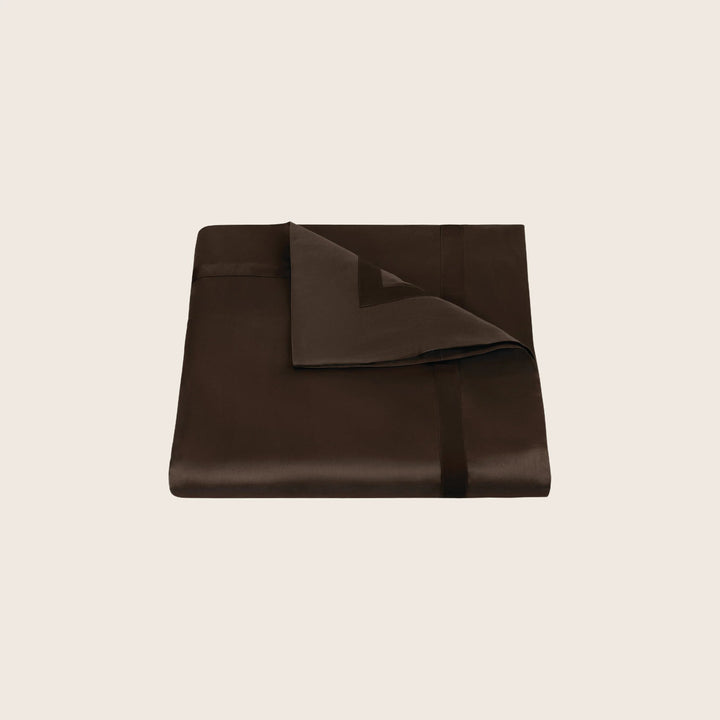 Nocturne Cotton Sateen Duvet Cover Sable / Full/Queen