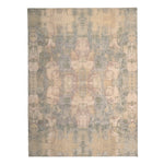 Multicolored Contemporary Silk Wool Blend Rug - 9'1" x 12'2"