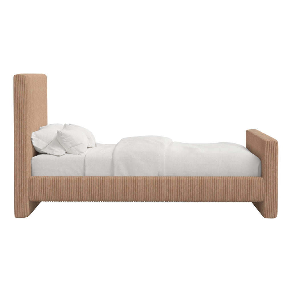 Alta Platform Bed Twin / Corded Blush