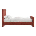 Alta Platform Bed Twin / Antique Velvet Paprika