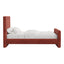 Alta Platform Bed Twin / Antique Velvet Paprika