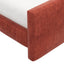 Alta Platform Bed Twin / Antique Velvet Paprika