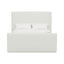 Alta Platform Bed Twin / Zuma Linen White