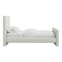 Alta Platform Bed Twin / Zuma Linen White