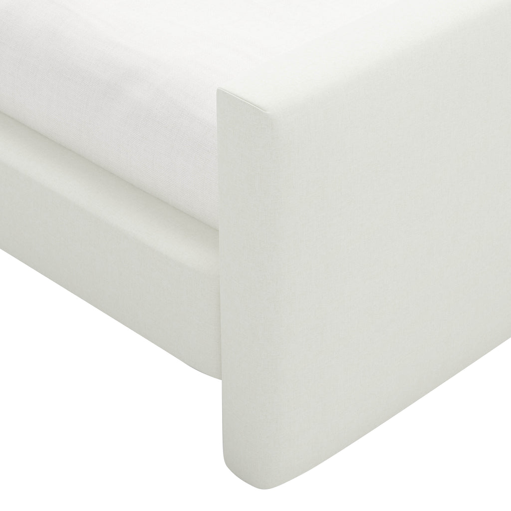 Alta Platform Bed Twin / Zuma Linen White