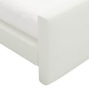 Alta Platform Bed Twin / Zuma Linen White