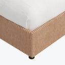 Linea Platform Bed California King / Corded Blush