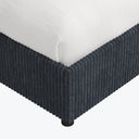 Linea Platform Bed California King / Corded Navy