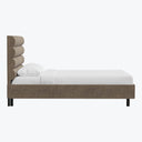 Linea Platform Bed California King / Antique Velvet Dune