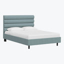 Linea Platform Bed California King / Linen Seaglass