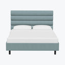 Linea Platform Bed California King / Linen Seaglass