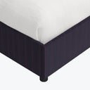 Linea Platform Bed California King / Martin Linen Midnight