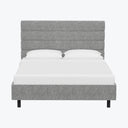 Linea Platform Bed California King / Boucle Grey