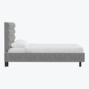 Linea Platform Bed California King / Boucle Grey