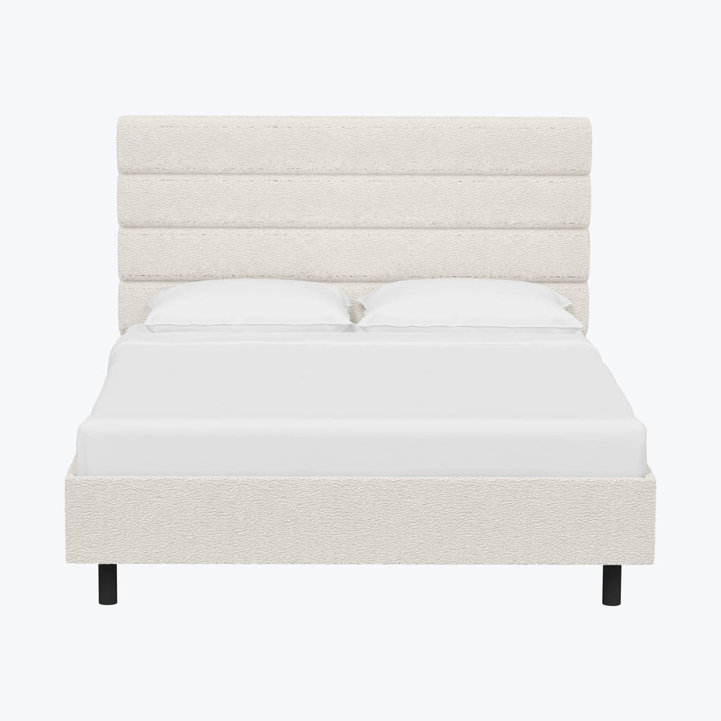 Linea Platform Bed California King / Sherpa Natural