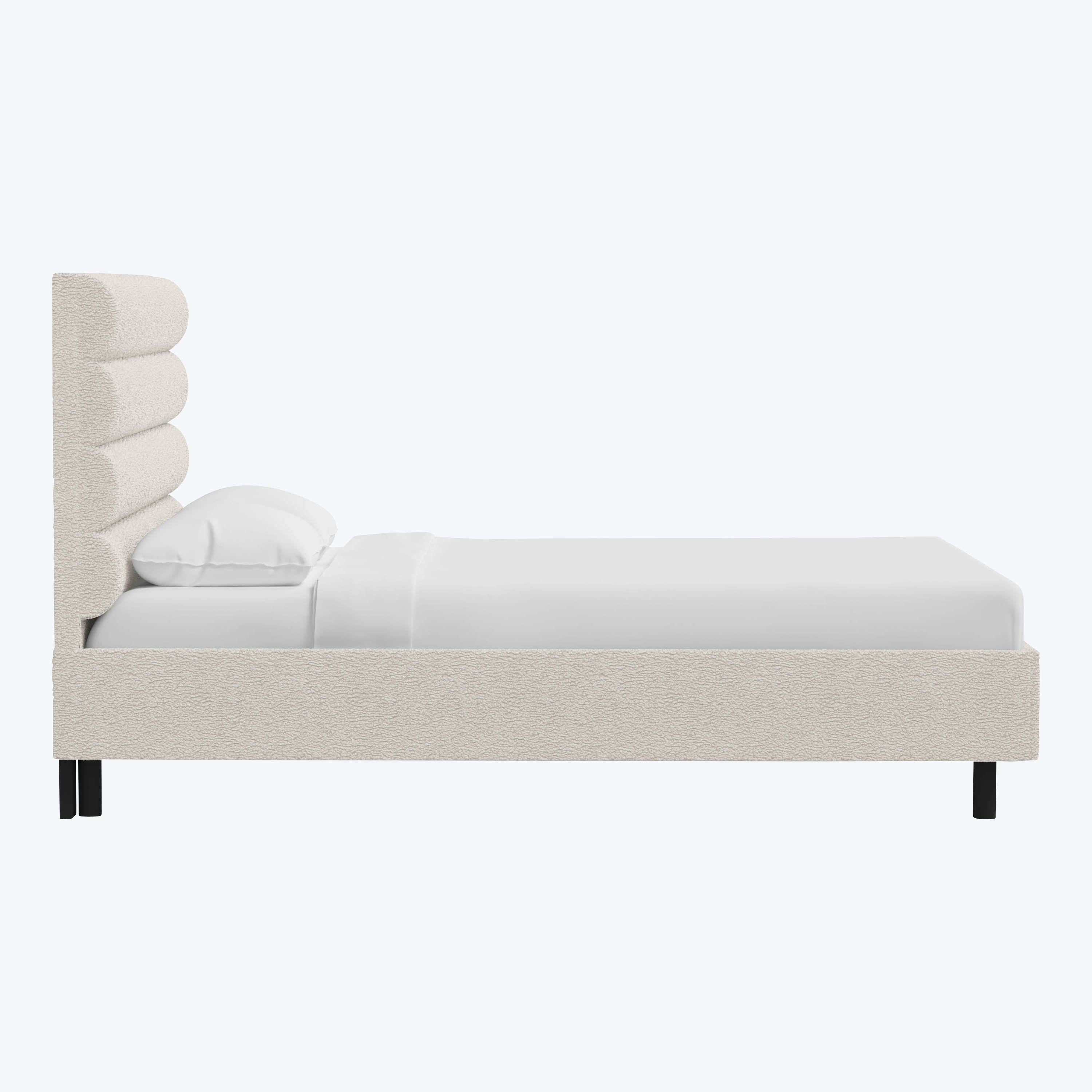 Linea Platform Bed California King / Sherpa Natural