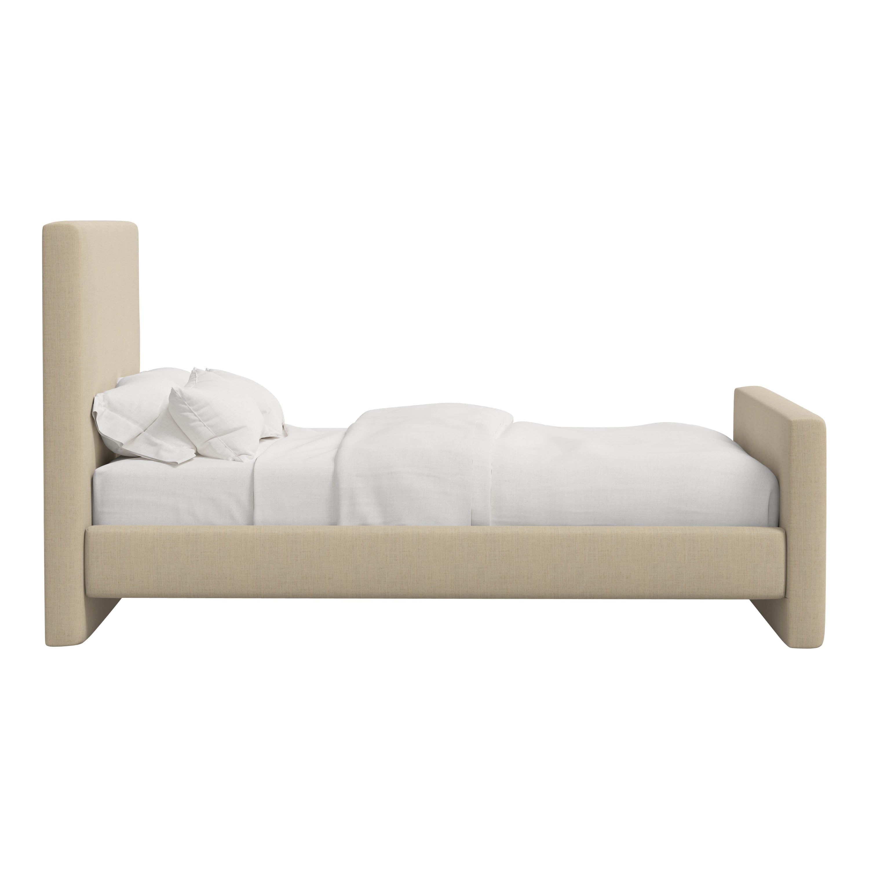 Alta Platform Bed Twin / Linen Natural