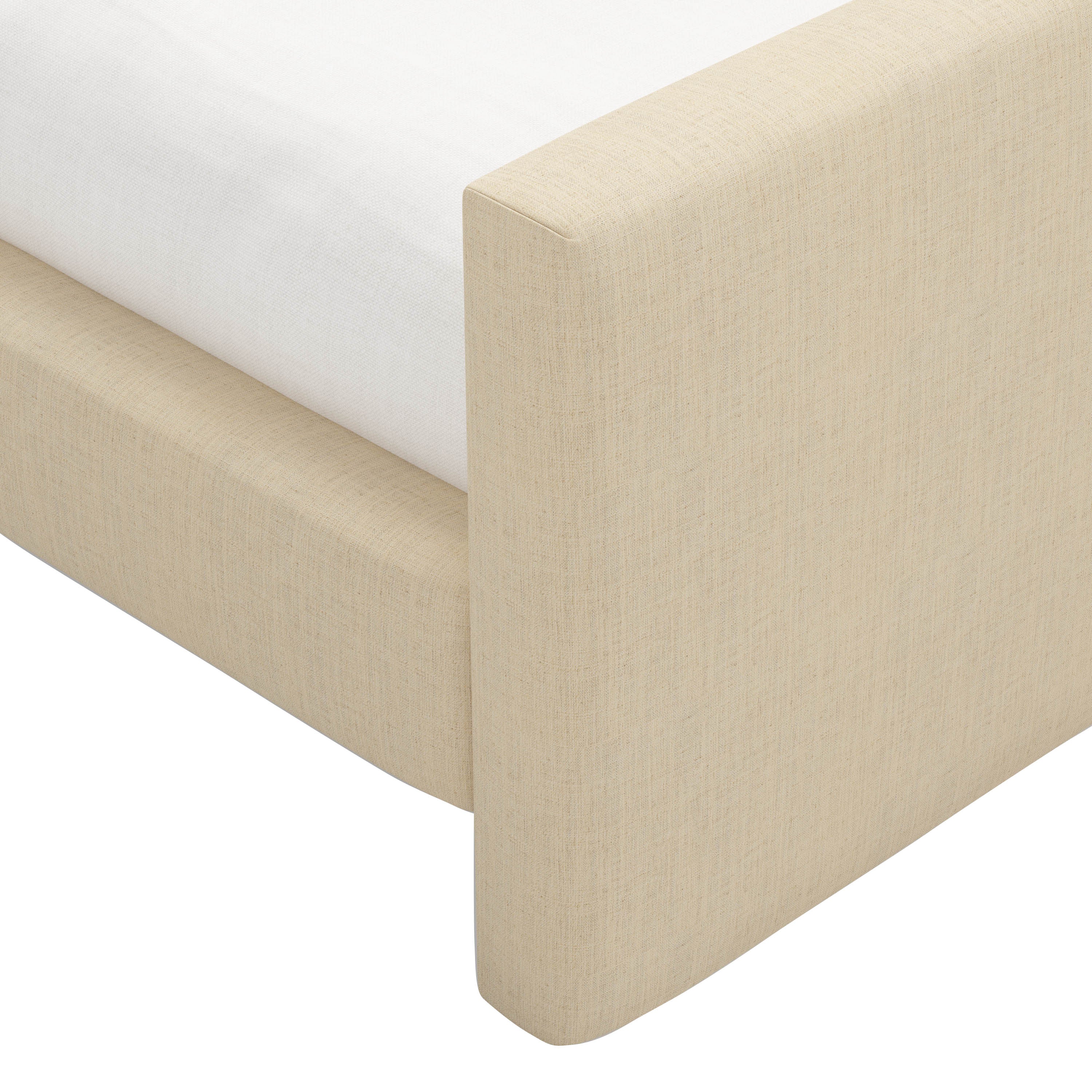 Alta Platform Bed Twin / Linen Natural