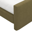 Alta Platform Bed Twin / Linen Olive