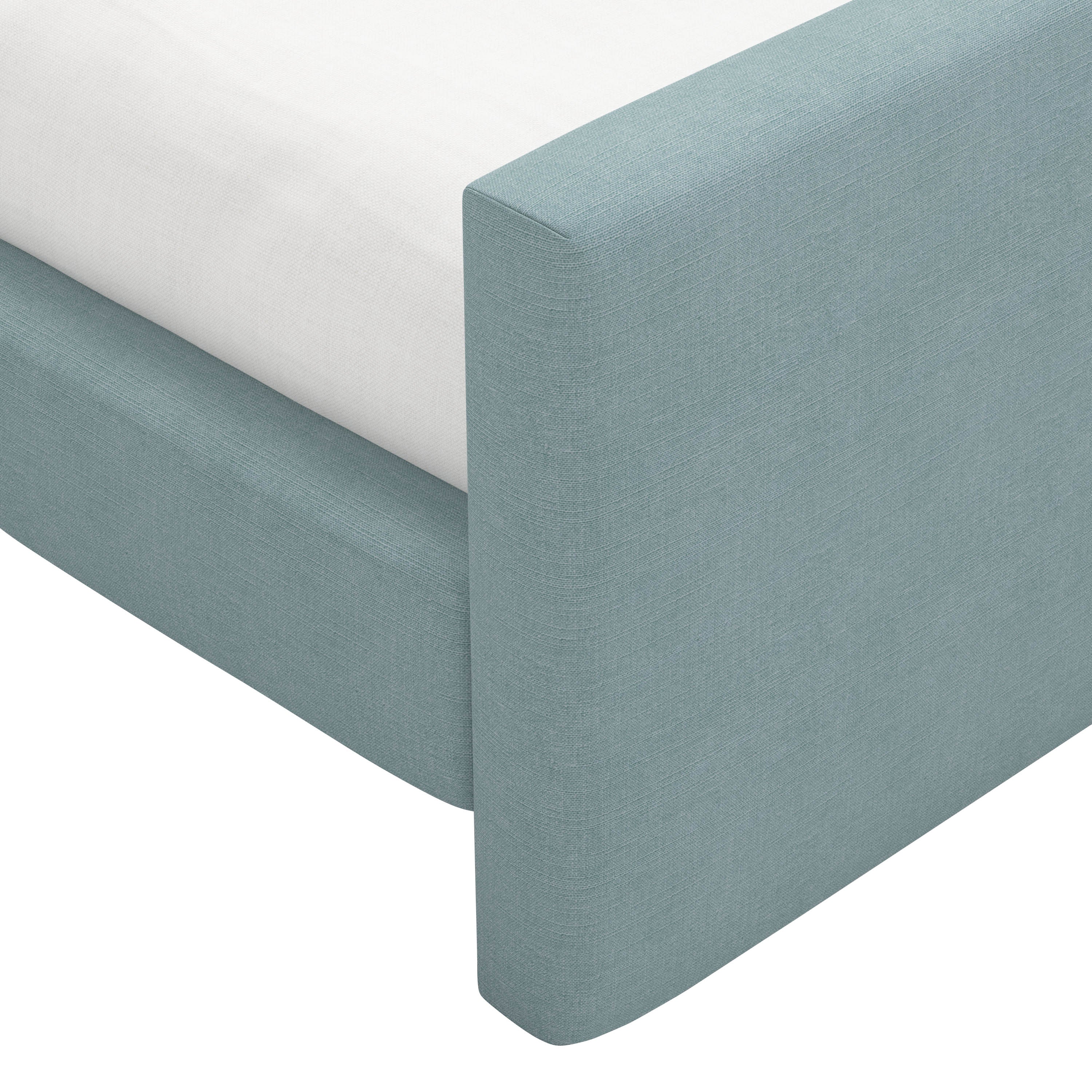 Alta Platform Bed Twin / Linen Seaglass