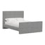 Alta Platform Bed Twin / Boucle Grey