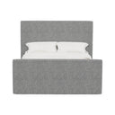 Alta Platform Bed Twin / Boucle Grey