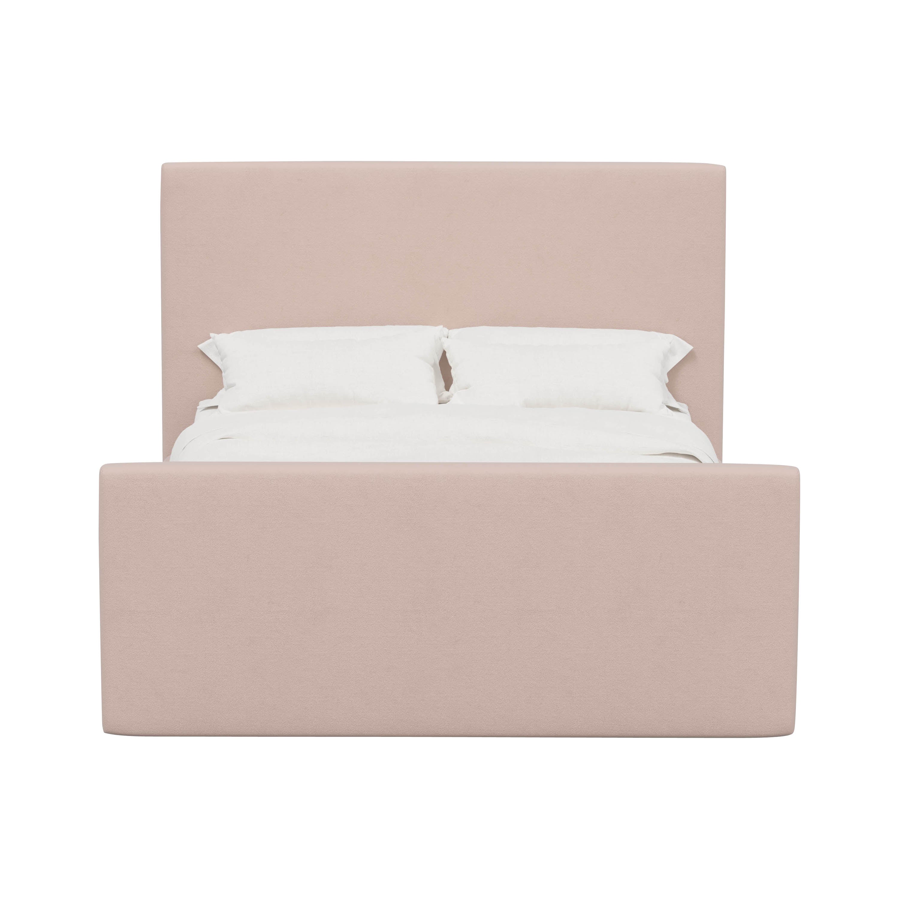 Alta Platform Bed Twin / Velvet Blush