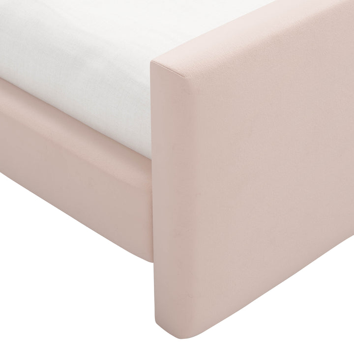 Alta Platform Bed Twin / Velvet Blush