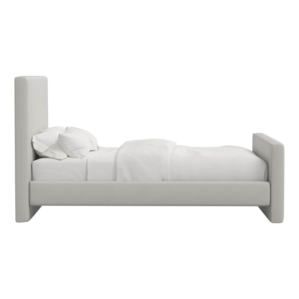 Alta Platform Bed Twin / Velvet Light Grey