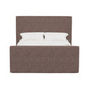 Alta Platform Bed Twin / Boucle Merlot