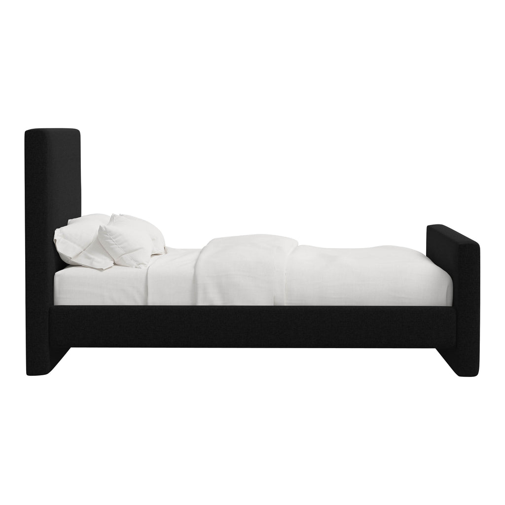 Alta Platform Bed Twin / Zuma Linen Black