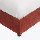 Linea Platform Bed California King / Antique Velvet Paprika