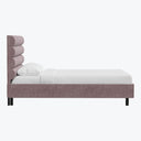 Linea Platform Bed California King / Antique Velvet Amethyst