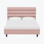 Linea Platform Bed California King / Linen Blush