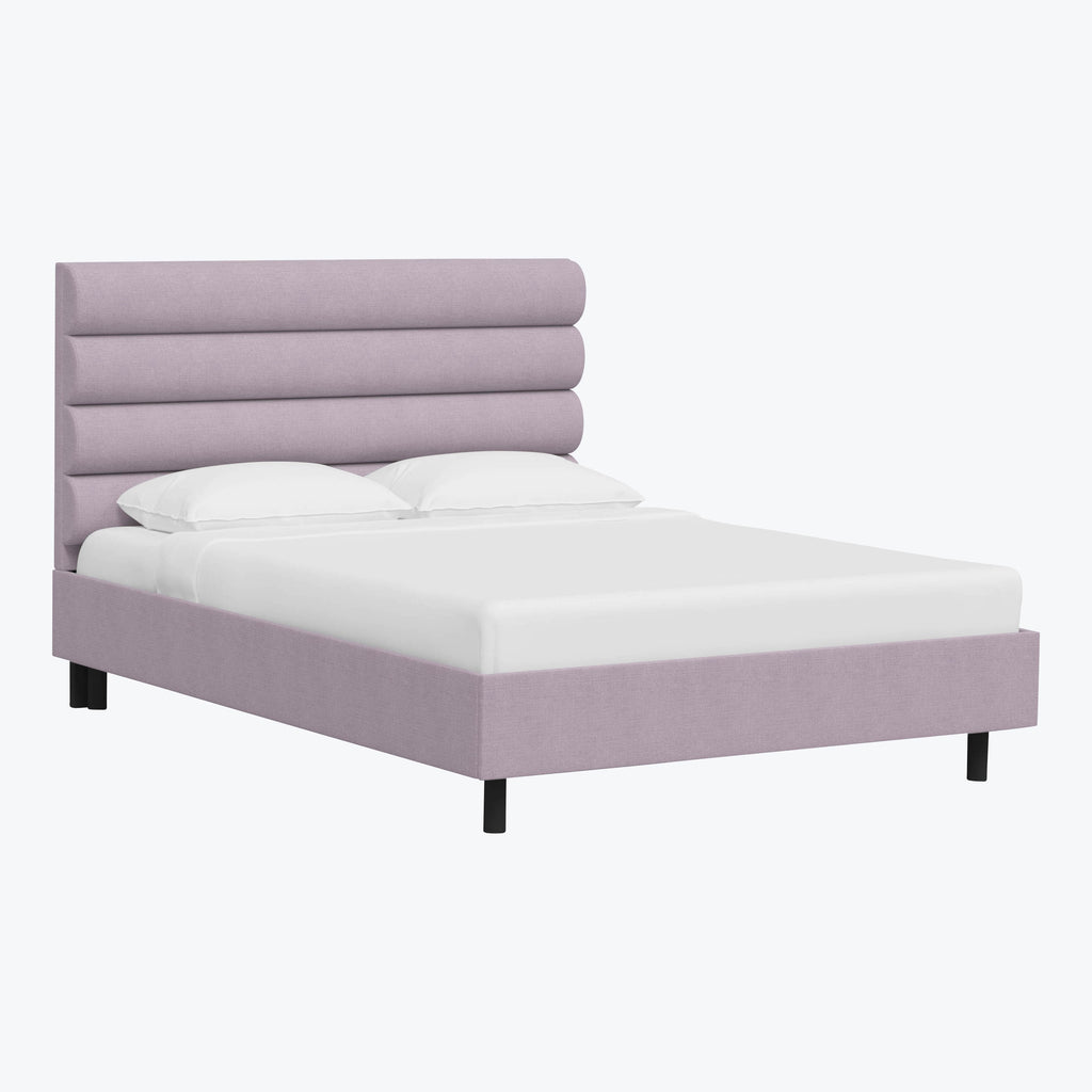 Linea Platform Bed California King / Linen Lilac