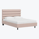 Linea Platform Bed California King / Velvet Blush