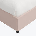 Linea Platform Bed California King / Velvet Blush