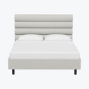 Linea Platform Bed California King / Velvet Light Grey