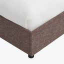 Linea Platform Bed California King / Boucle Merlot