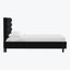 Linea Platform Bed California King / Zuma Linen Black