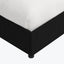 Linea Platform Bed California King / Zuma Linen Black